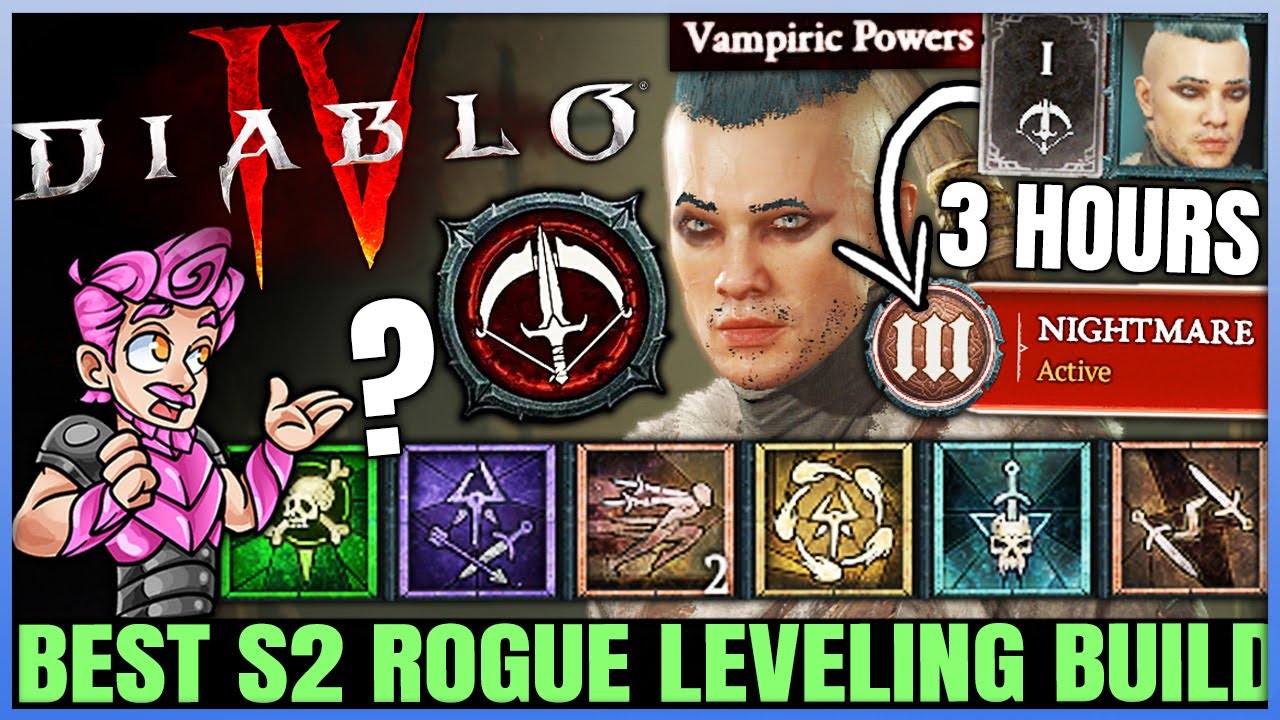 Diablo 4 Rogue best build, skills, aspects, gear and gems