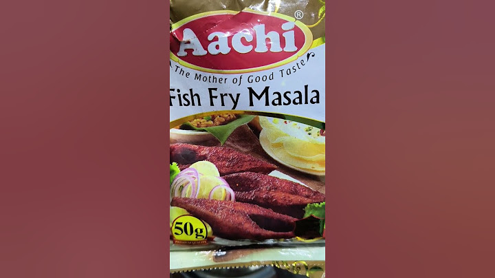 Aachi fish fry masala