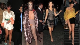 Rihanna, Zendaya, Bella Hadid & More Celebs Stun In Met Gala After-Party Looks