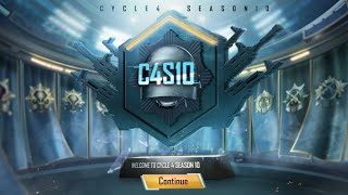 Pubg Mobile New Season C4S10 started today |C3S9 Ace Dominator and a new begining for Pubg Conqueror