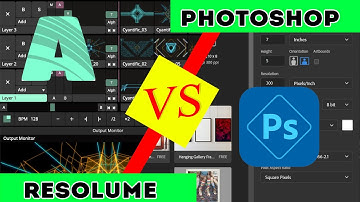 रेजुलेशन के साथ फोटोशॉप मैपिंग तकनीक |  #vjshravan #resolume