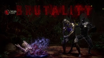Mortal Kombat 11 - Noob Saibot 10 hit combo more portals more problems brutality ending