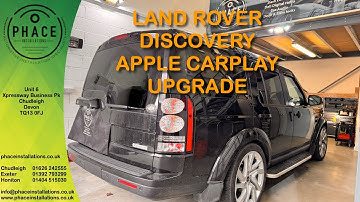 Land Rover Discovery Apple CarPlay : Android Auto upgrade from Phace Installations