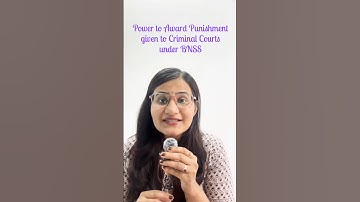 BNSS 2023 | Section 22 Explained | Power of Criminal Courts Made Easy 🏛️ #lawstudents