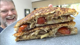 BBQ Roast Chicken Pizza Toasty Recipe