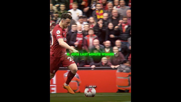 Jota’s last minute Goal 💔