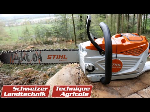 Für die Baumpflege im Winter im exklusiven Test: Kettensäge Stihl MSA 300