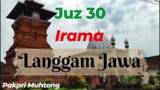 Juz 30 Irama Langgam Jawa