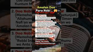 AMALAN DOA PARA NABI #story #motivasi #kehidupan #vidioshort