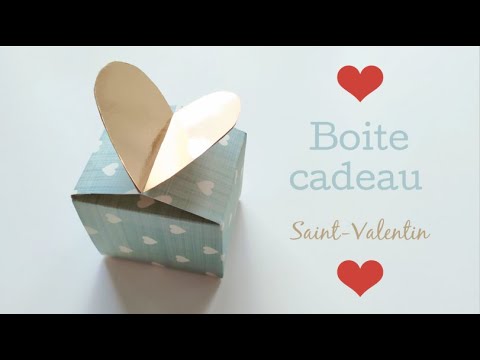 Fabriquer une boite cadeau de Saint-Valentin 