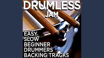 Rock for Beginner | Backing Track for Drummers | 60 bpm no Drums with click