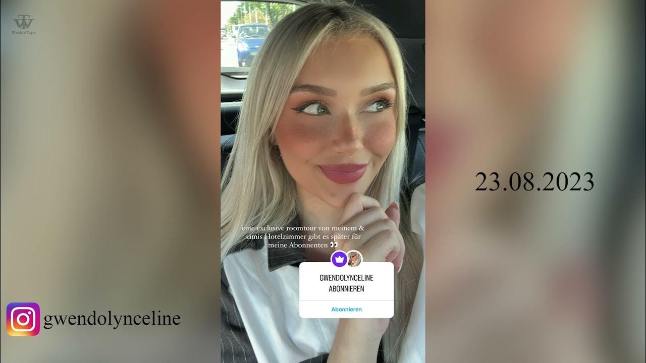 Instagram Story gwendolynceline Week 34 2023 YouTube