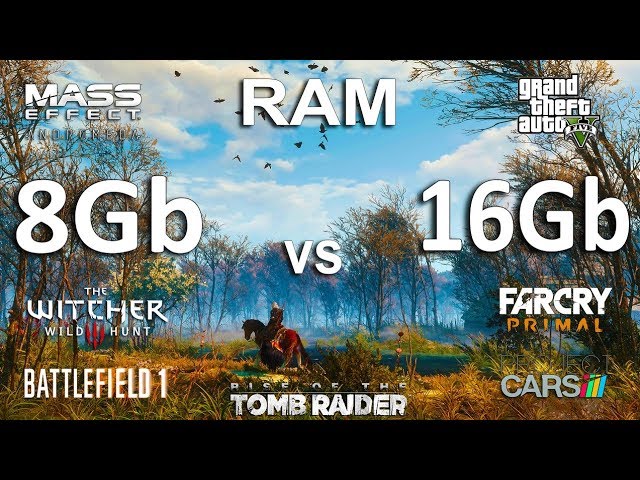 8Gb vs 16Gb RAM in Games - YouTube