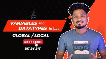 Java Data Types and Variables | Local vs Global Variable | 8 Primitive Data Types in Java