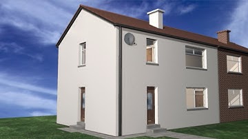 EWI with a Silicone Render finish - Animation