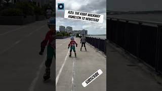 Rollerblading from Hamilton to Newstead in Brisbane #brisbane