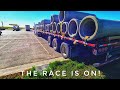 THE RACE IS ON! | My Trucking Life | Vlog #2596 | Aug 6, 2022
