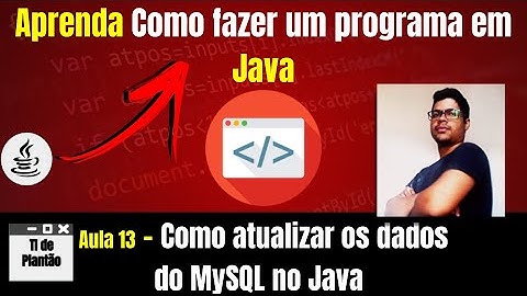 Como atualizar os dados no MySQL com Java