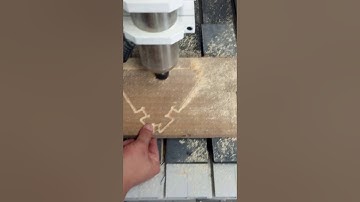 Acctek AKG6090 mini cnc machine with DSP handle test cutting 12mm plywood for Hans