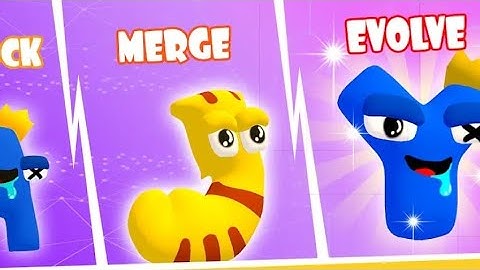 Merge Alphabet lore android play games A-U #alphabetlore #alphabetlore3d #alphabetloremerge