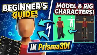 HOW TO MODEL A 3D CHARACTER IN PRISMA 3D FOR BEGINNERS