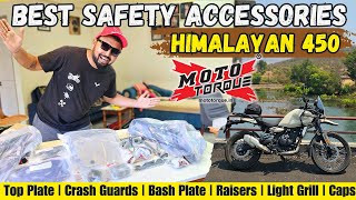 Make Your Himalayan 450 Ladakh Ready | Most Important Safety Accessories | Unboxing & Overview