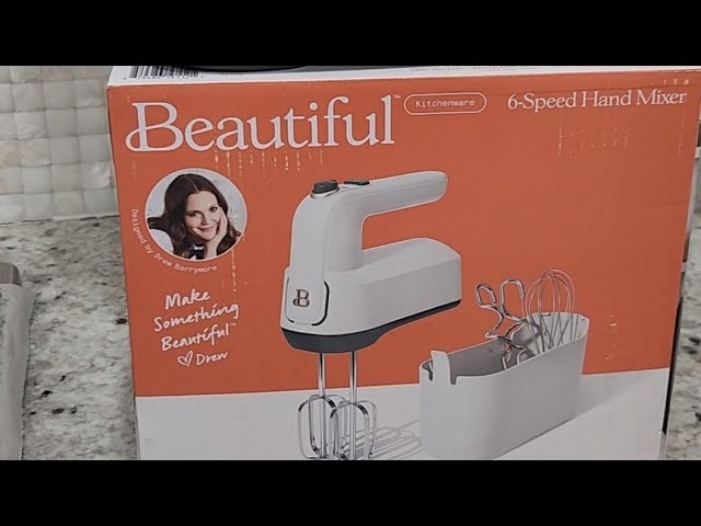  Beautiful Hand Mixer, by Drew Barrymore (Black Sesame): Home &  Kitchen