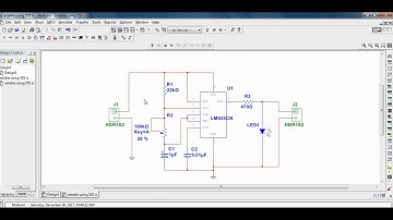 PCB Design for Astable Multivibrator using Multisim
