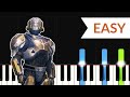 Journey  destiny 2 ost easy piano tutorial