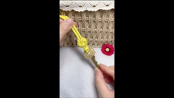 Cách thắt dây móc chìa khóa đẹp mắt