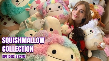 MY SQUISHMALLOW COLLECTION UPDATE! Part 1 : big foots & cows