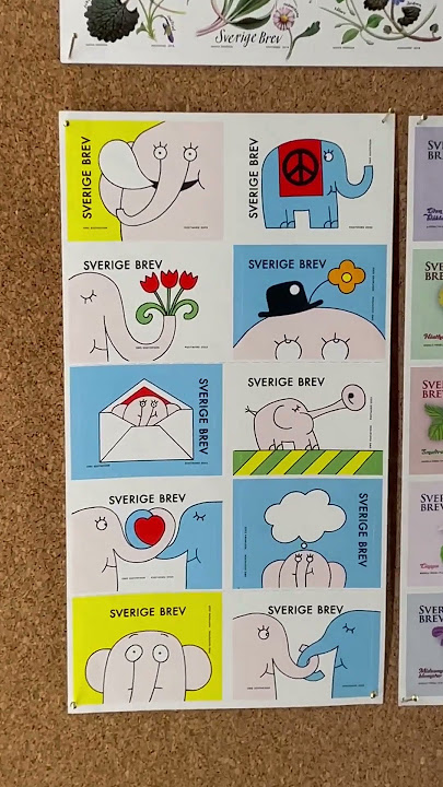 Fem myror är fler än fyra elefanter. Som frimärken. Postmuseum