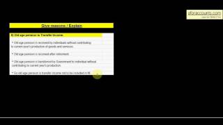 8.45_Give Reasons and Explain 8- National Income excludes old age pension screenshot 4