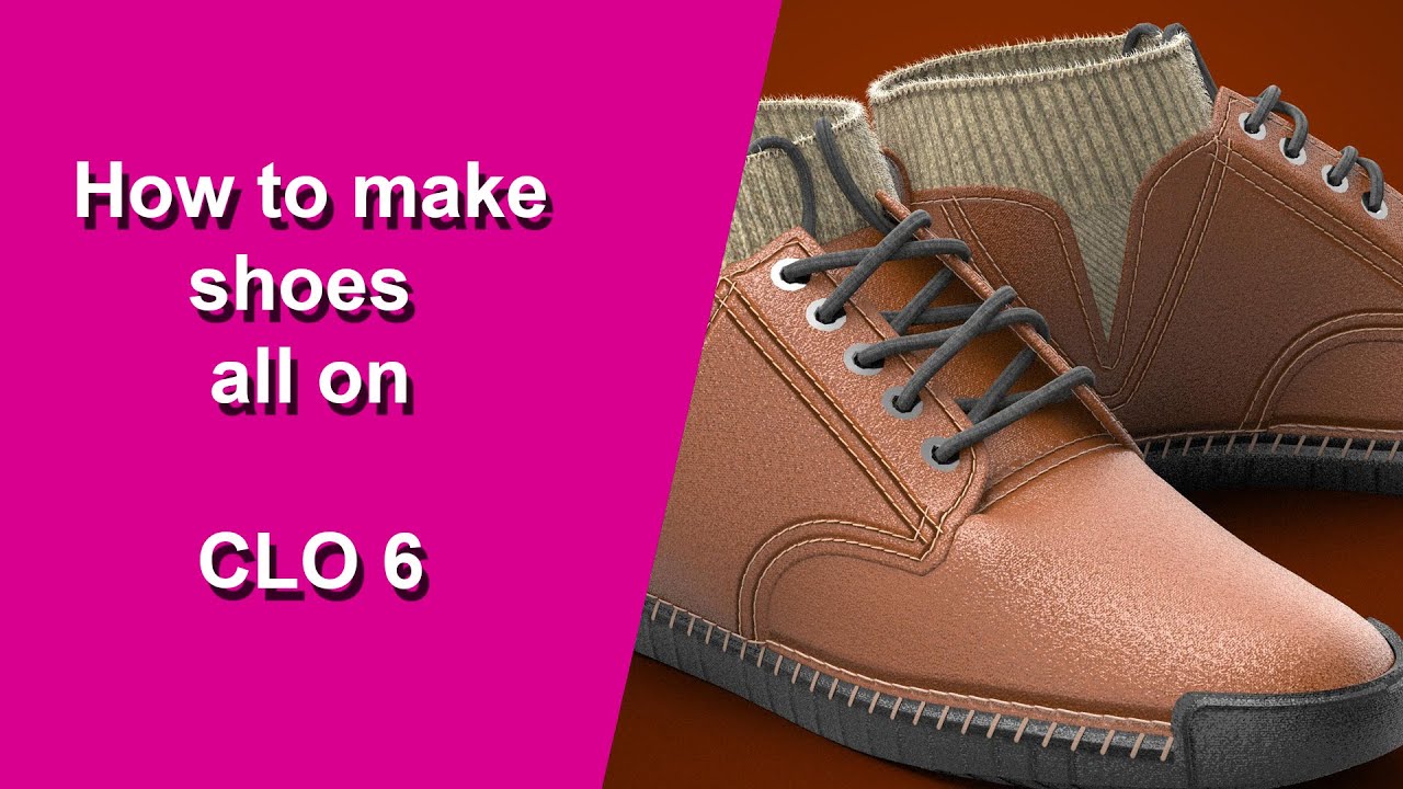 how to make shoes all on clo6 - YouTube