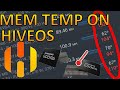 How to Show GDDR6x MEM TEMP on HIVEOS Interface using T-rex Miner