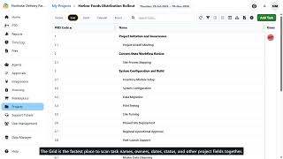 How to Use the Project Grid in Eos
