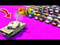 CAN AN ARMY OF GOLF CARTS STOP A TANK IN GTA 5?