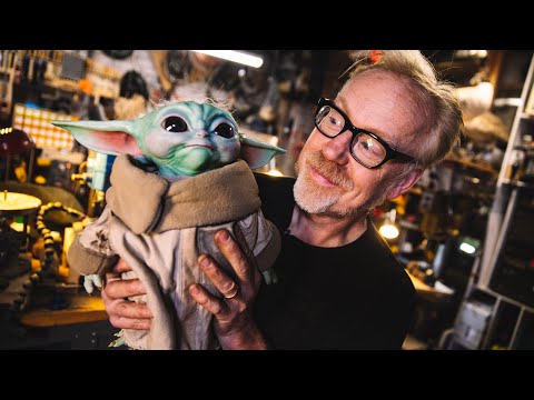 Adam Savage Reviews Sideshow's Life-Size Baby Yoda Figure!