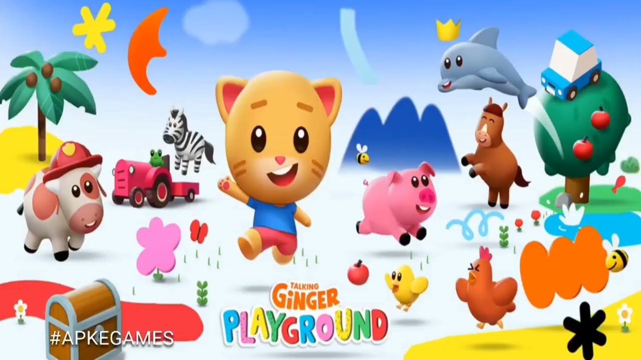 Talking Ginger Playground Gameplay Android ios 