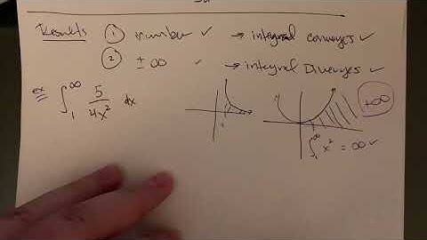 MA 250 Sec 8.9 Improper Integrals Part 1