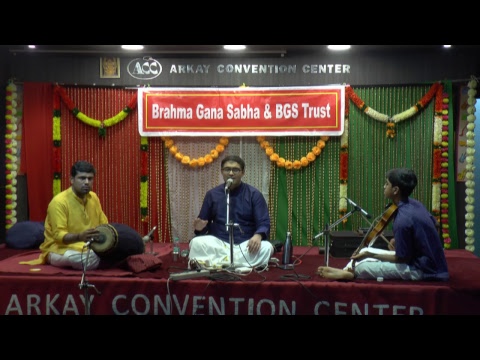 Brahma Gana Sabha & BGS Trust - Akshay Sridhar Vocal - YouTube
