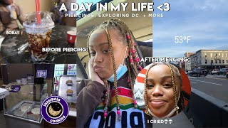 a day in my life: exploring DC, getting my nose pierced, &amp; insomnia cookies | seasonsofshai