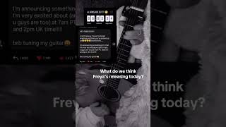 I think her new song release date ::#freyaskye #viral #fypシ #theory #blowupovernight
