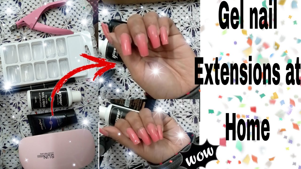 permanent gel nail extensions at home gel nail extensions tutorial