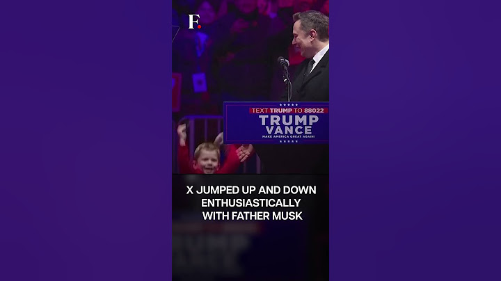 Elon Musk & Son Attend Donald Trump’s Inauguration Rally