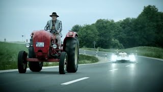 Audi teases Porsche in a Le Mans ad (Porsche+Audi full commercial)