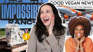 Good Vegan News: Climax Blue Drama, Impossible Ranch, France's Vegan Ban, EasyJet, and Tabitha Brown