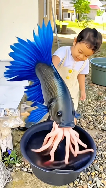 ADA IKAN CUPANG RAKSASA DI EMBER ITU