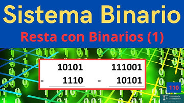 Curso Sistema Binario (6) - Resta con Números Binarios |1|