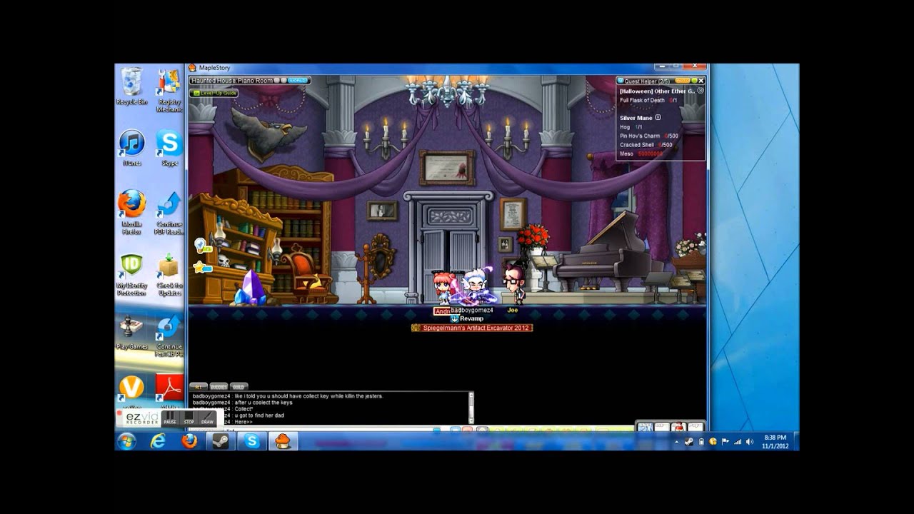 Maplestory Olivia Chair PreQuest Walkthrough YouTube
